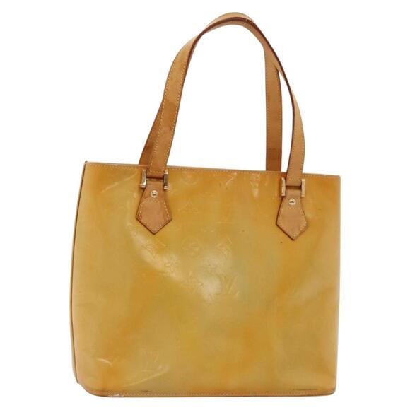LOUIS VUITTON Monogram Vernis Houston Hand Bag Gris M91053 - Picture 1 of 12
